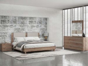 Wooden contemporary Bedroom set