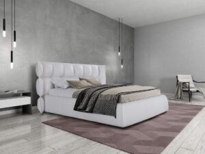 Modern white bed