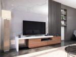 Milano Walnut TV Stand