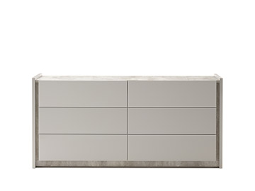 Gray Modern Italian Dresser