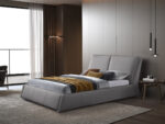 Gray Contemporary Bed