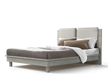 Modern Gray Italian Bed